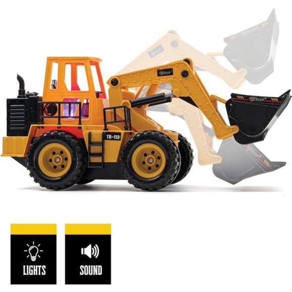 TR-113 5 Channel Full Functional Remote Control Tractor Toy Front Loader - Picture 2 of 6